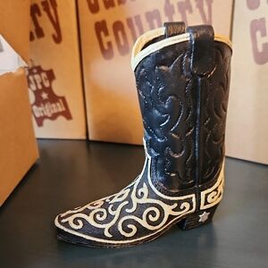 Just Plain Country Cowboy Boot Figurine, Rio Grande